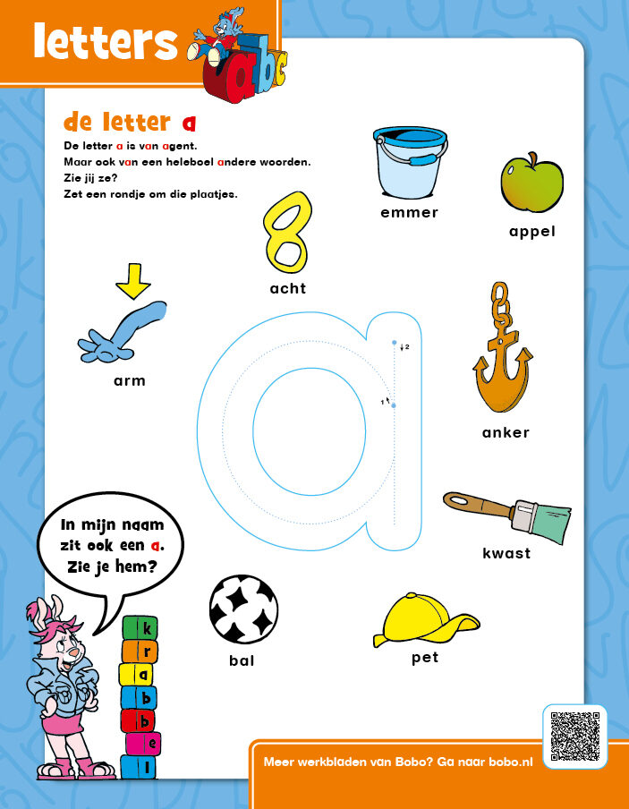 Letters leren &#8211; A