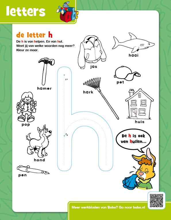 Letters leren &#8211; H