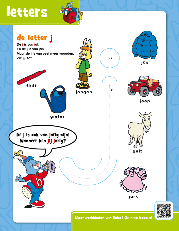 Letters leren &#8211; J