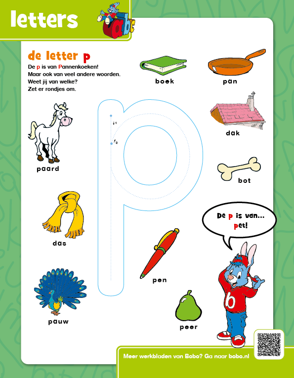 Letters leren &#8211; P