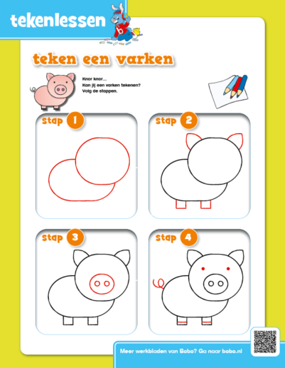 Teken een varken