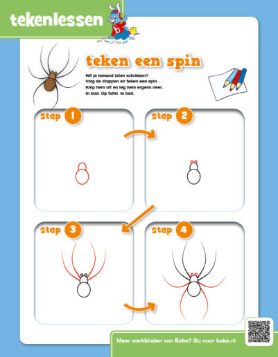 Teken een spin